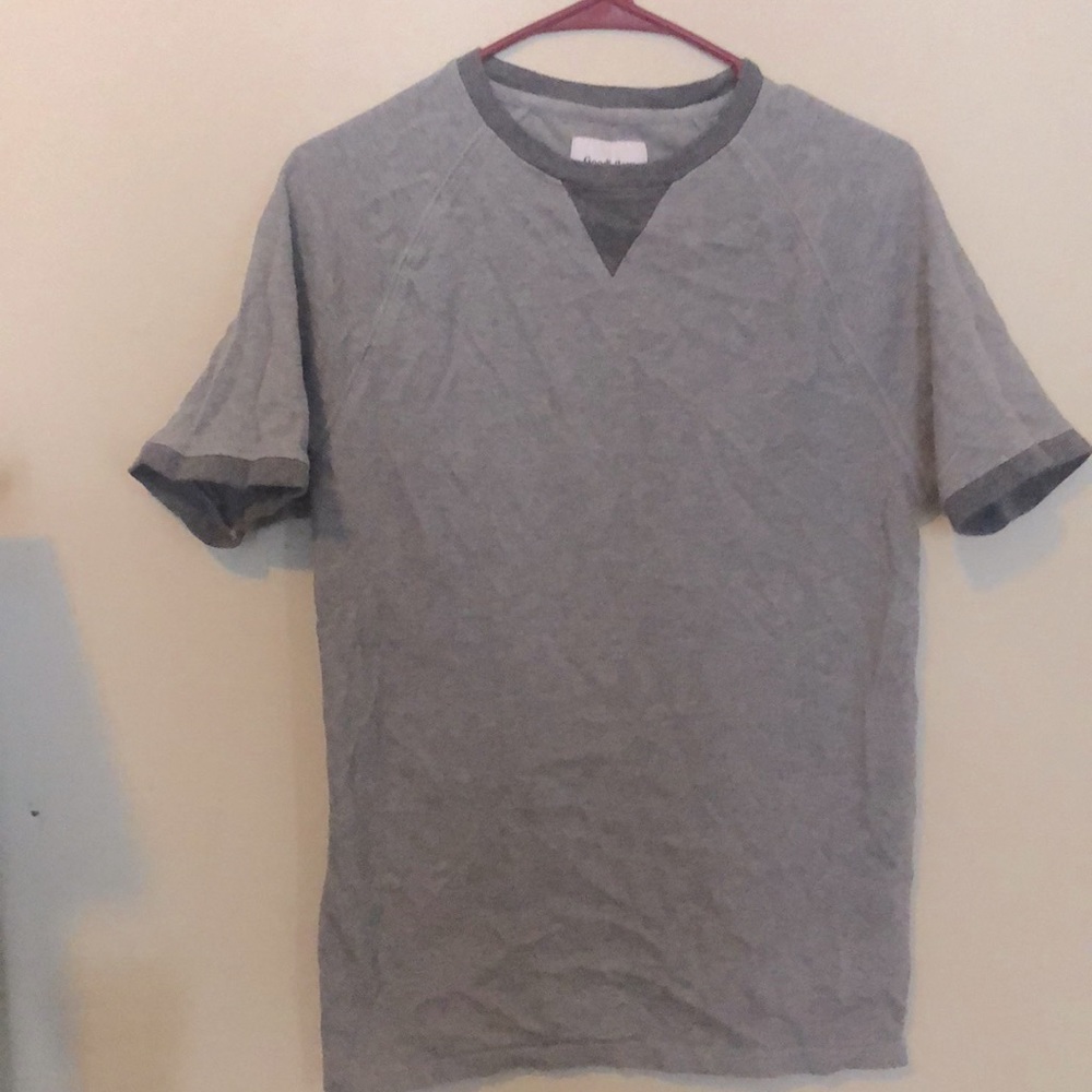 Grey heavy knit tee